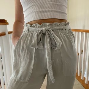 Cuffed flowy pants